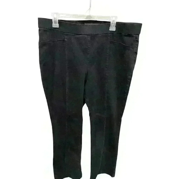 No Boundaries Women's Plus XXXL (21) Mid Rise Black Dress Pants Stretchy - Picture 1 of 7